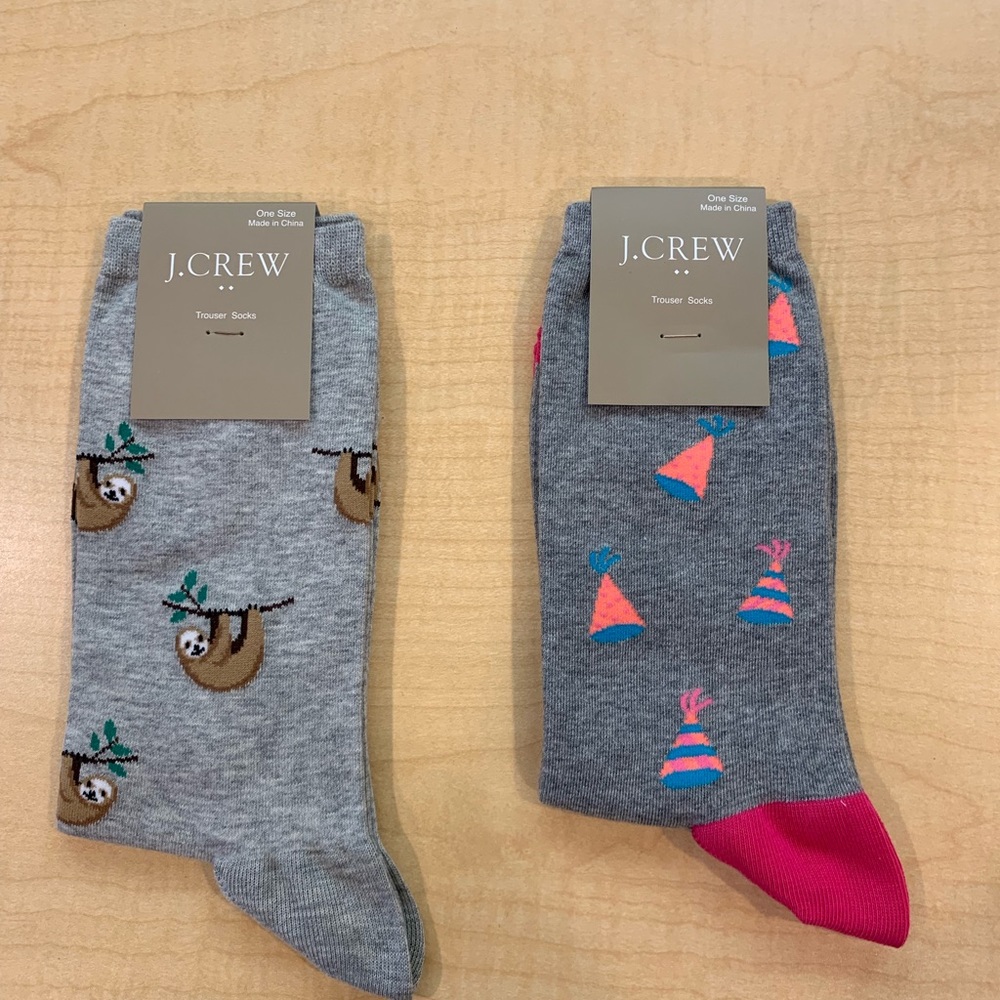 JCrew trouser socks
